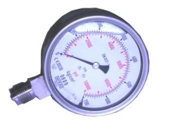 充油式壓力錶(直立式)